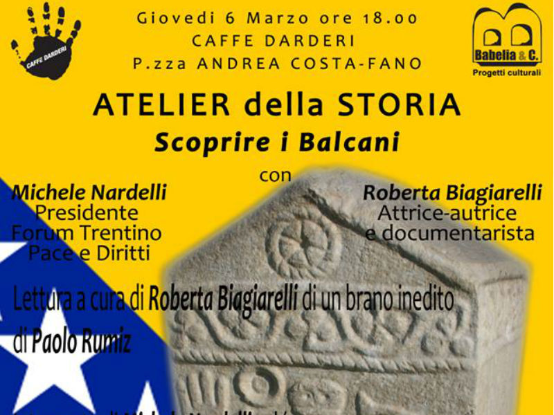 "Scoprire i Balcani", manifesto