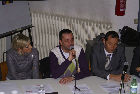 Alessandro Giardini durante l'assemblea
