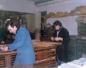 I laboratori della tipografia "La Grafica"