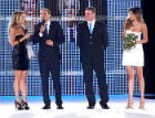 Jo Squillo ed Aida Yespica sul palco di Piazza del Popolo