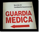L'insegna della guardia medica