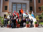 I dipendenti della Tallarini in protesta