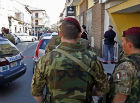 Militari dell'esercito in servizio a Pesaro