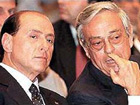 Silvio Berlusconi e Cesare Previti