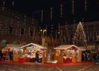 Bancarelle natalizie in piazza del Popolo