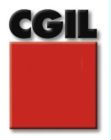 Il logo della Cgil