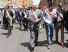 Il corteo dei sindaci Anci svoltosi nei mesi passati