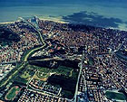 La città di Pesaro veduta aerea
