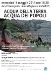 La loncandina dell'incontro con Jorge Weke