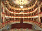 L'interno del Teatro Sanzio