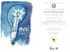 La locandina del premio ENI Award
